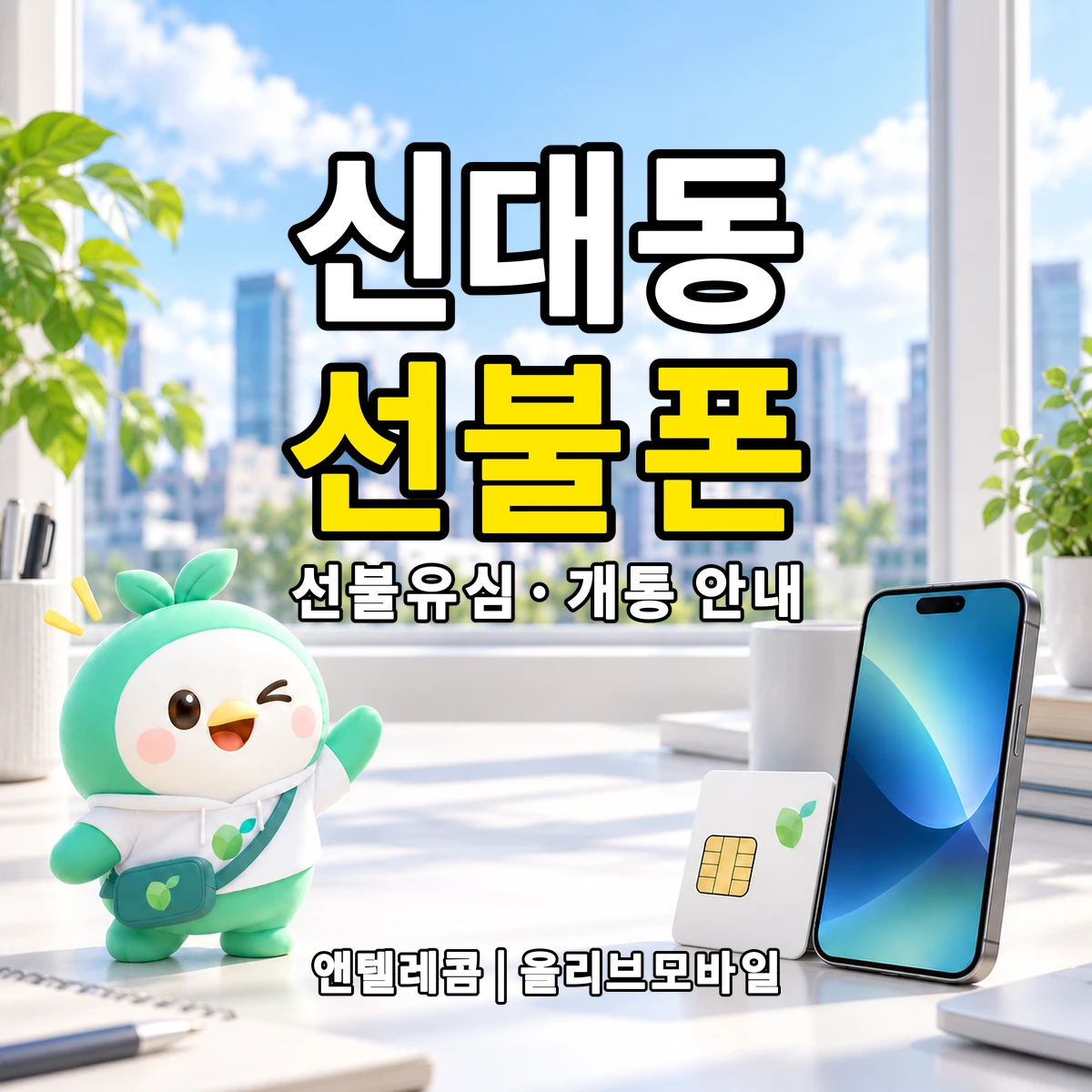 경기도 평택시 신대동 선불폰·선불유심 개통 안내 이미지